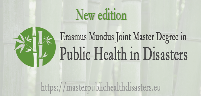 New Erasmus Mundus Joint Master Degree in Public Health in Disasters